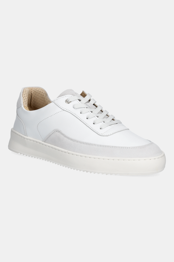 Δερμάτινα sneakers Filling Pieces Mondo Squash Suede λείο δέρμα λευκό 46733332035