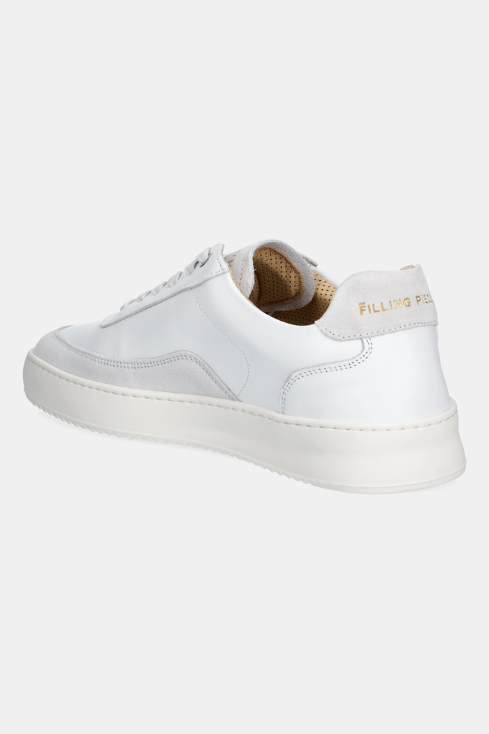 Παπούτσια Δερμάτινα sneakers Filling Pieces Mondo Squash Suede 46733332035 λευκό