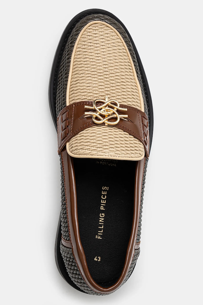 Μοκασίνια Filling Pieces Loafer Reed μπεζ 44278553030
