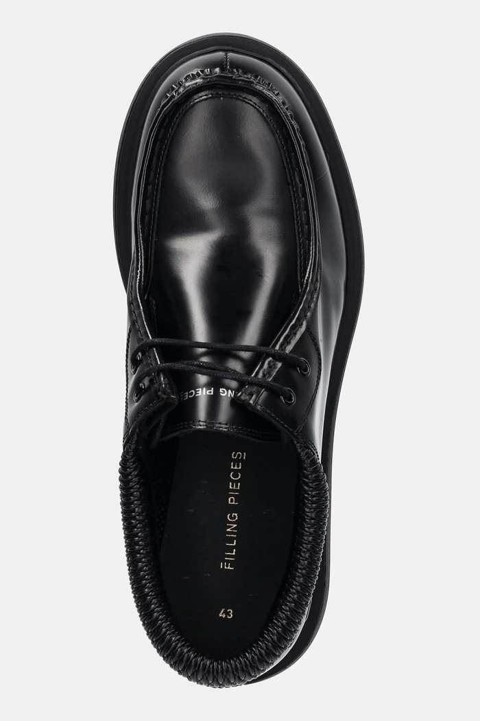 Κλειστά παπούτσια Filling Pieces Moc Derby Fuse μαύρο 64528761861