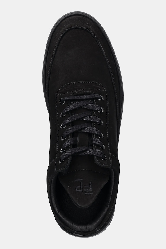 Filling Pieces nubuk tornacipő Low Top Ripple Nubuck fekete 25122841847