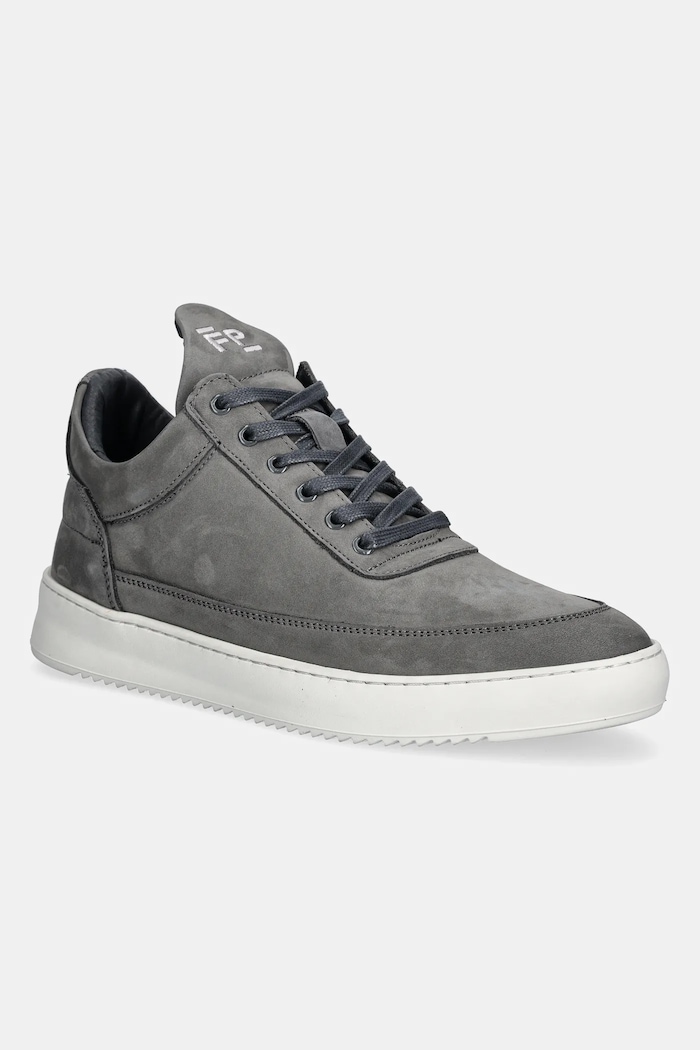 Маратонки от набук Filling Pieces Low Top Ripple Nubuck Planet friendly сив 25122841874