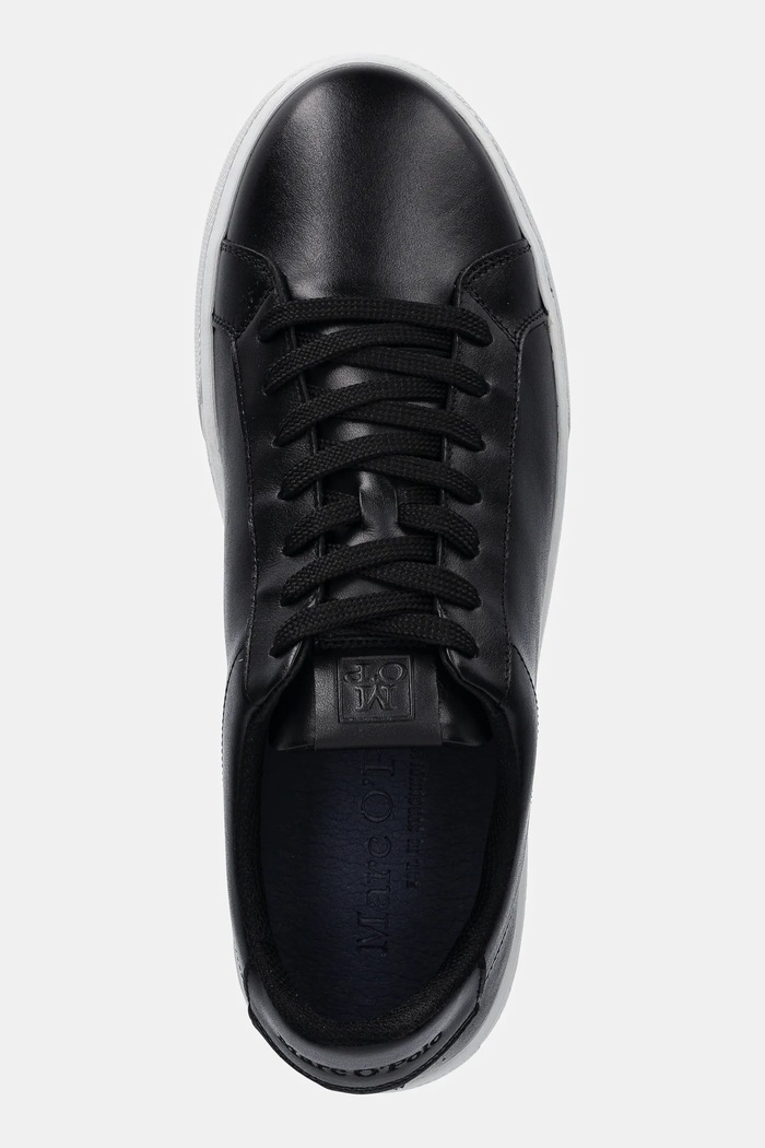 Marc O'Polo sneakersy skórzane AGAR 3A czarny 50127723501170