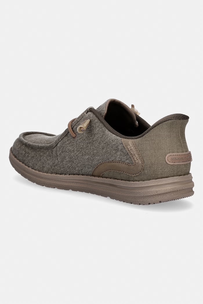 Obuwie Skechers mokasyny męskie MELSON 210959 zielony