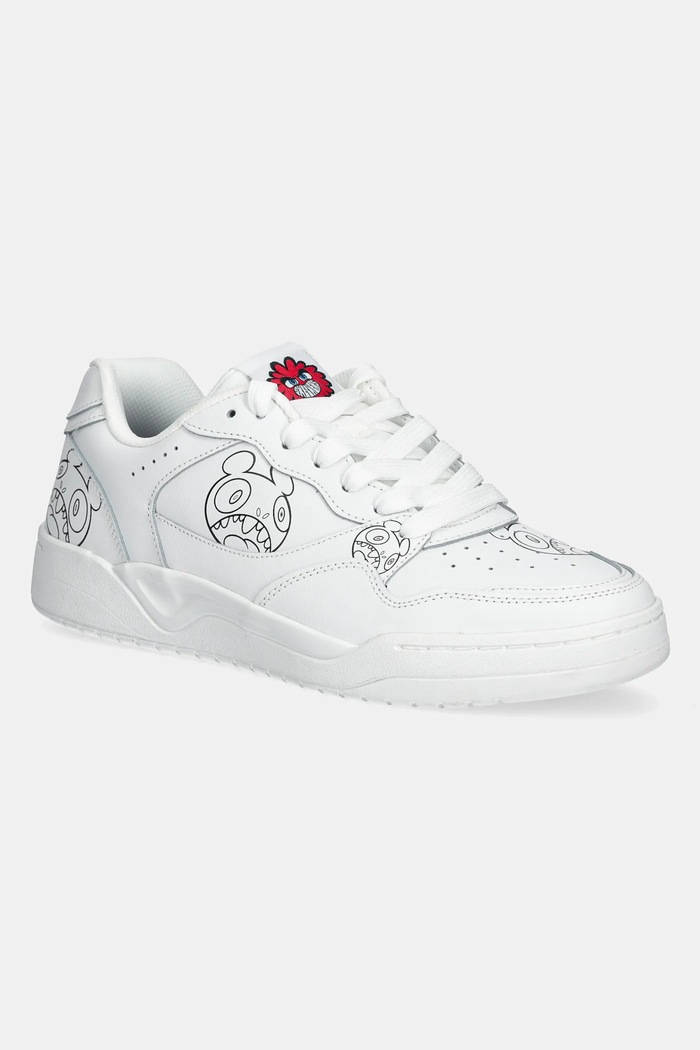 Кожени маратонки Skechers KOOPA ниска бял 183503