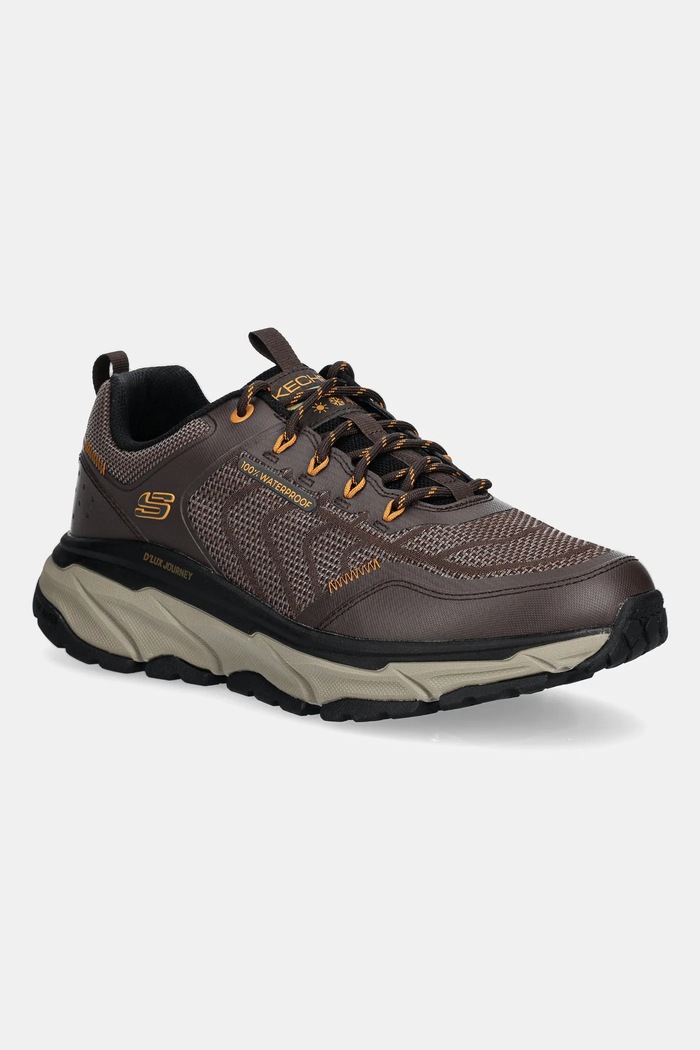 Boty Skechers D'LUX JOURNEY textilní hnědá 237694
