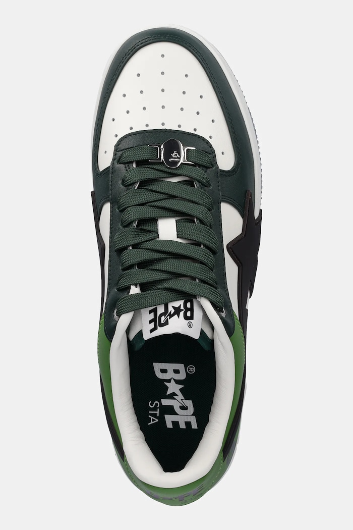 Δερμάτινα sneakers A Bathing Ape BAPESTA OS M2 πράσινο 1K80191309