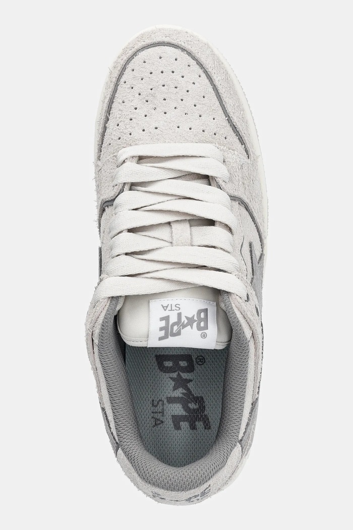 Δερμάτινα sneakers A Bathing Ape BAPE SK8 STA #3 M2 A Bathing Ape 1K80191312 γκρί