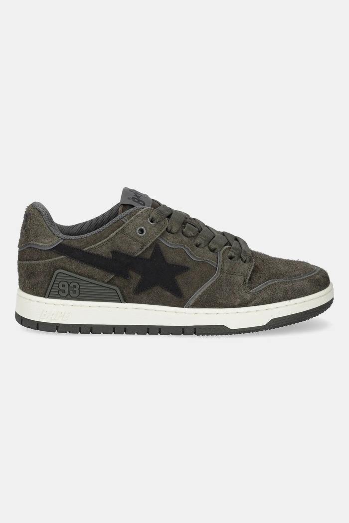 A Bathing Ape Leather sneakers BAPE SK8 STA #3 M2 1K80191312 green SS25