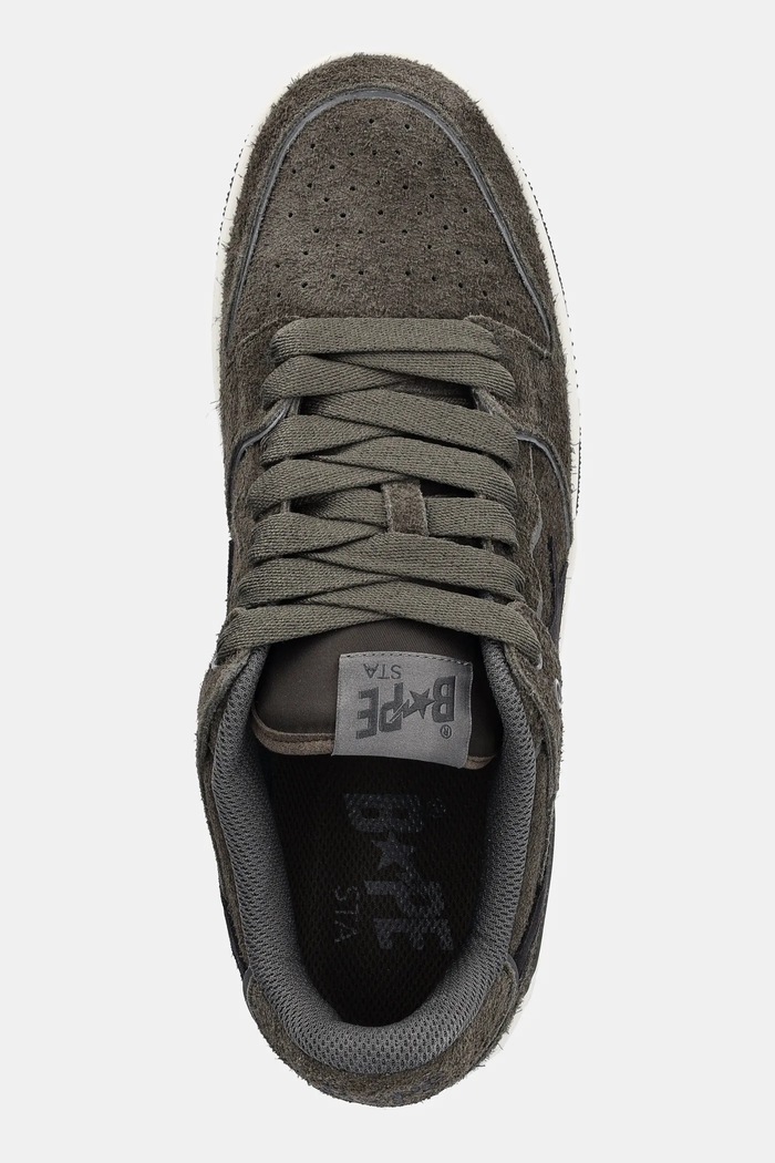 Leather sneakers BAPE SK8 STA #3 M2 A Bathing Ape 1K80191312 green