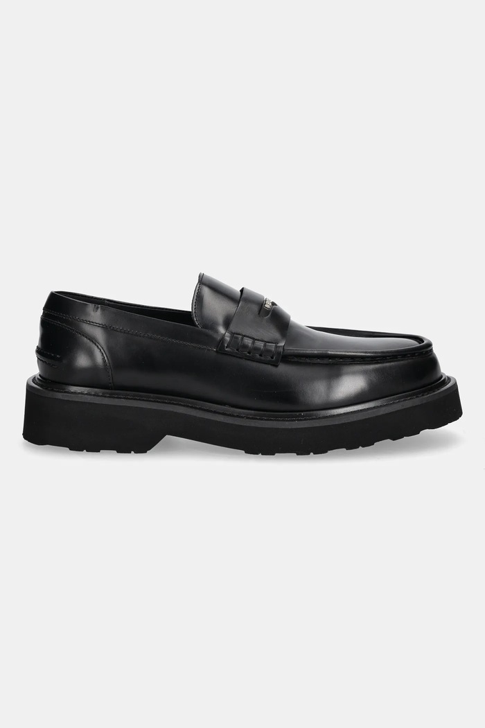 Δερμάτινα μοκασίνια Kenzo Ukio Loafers FF55LO110L52.99 μαύρο AW25