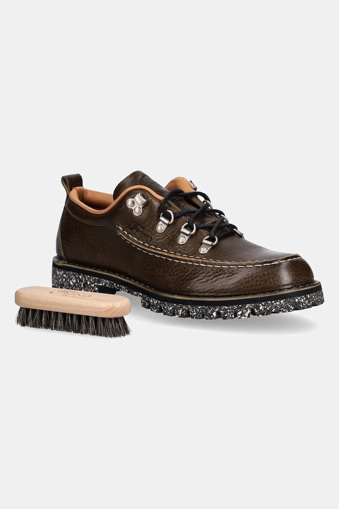 Δερμάτινα sneakers Fracap Shoes M61 πράσινο