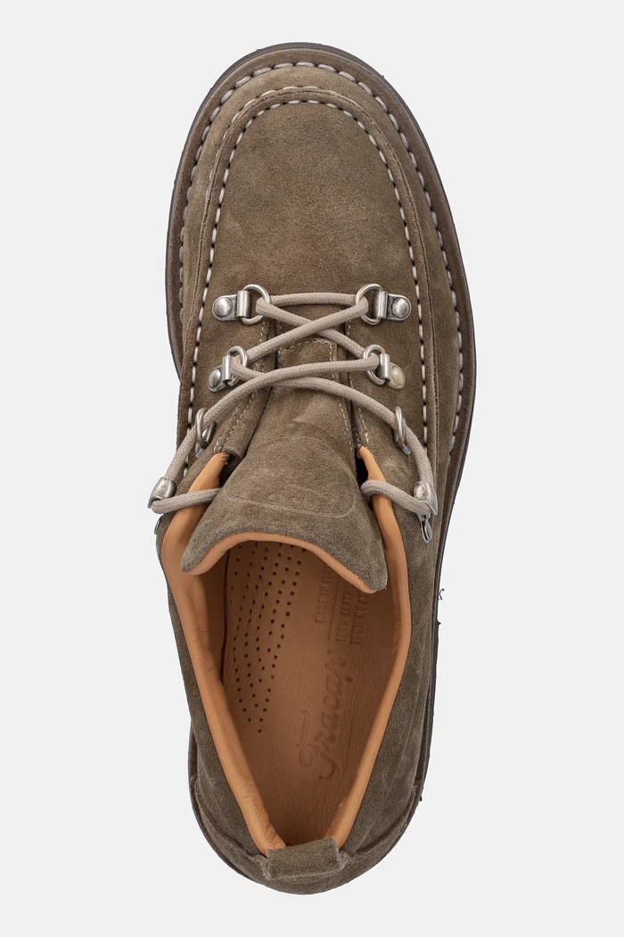 Δερμάτινα sneakers Fracap Shoes πράσινο M61