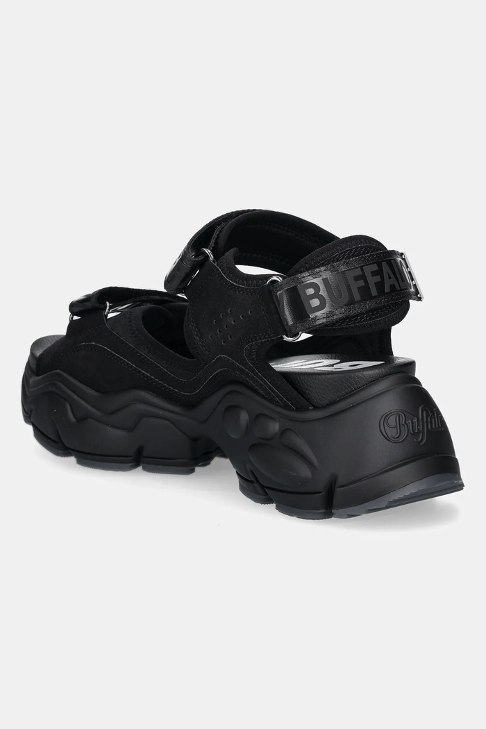Obutev Sandali Buffalo Binary 0 Bs 1441002.BLK črna