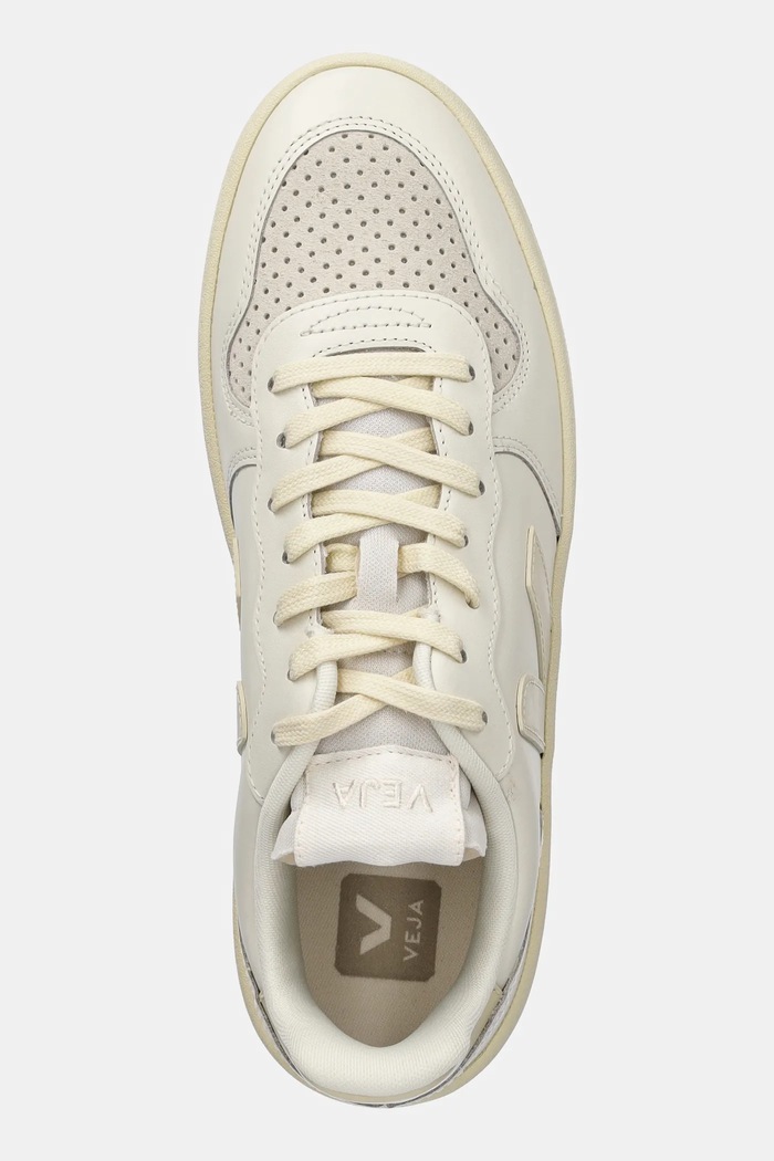 Veja sneakersy skórzane V-10 Prime beżowy VI0220498B