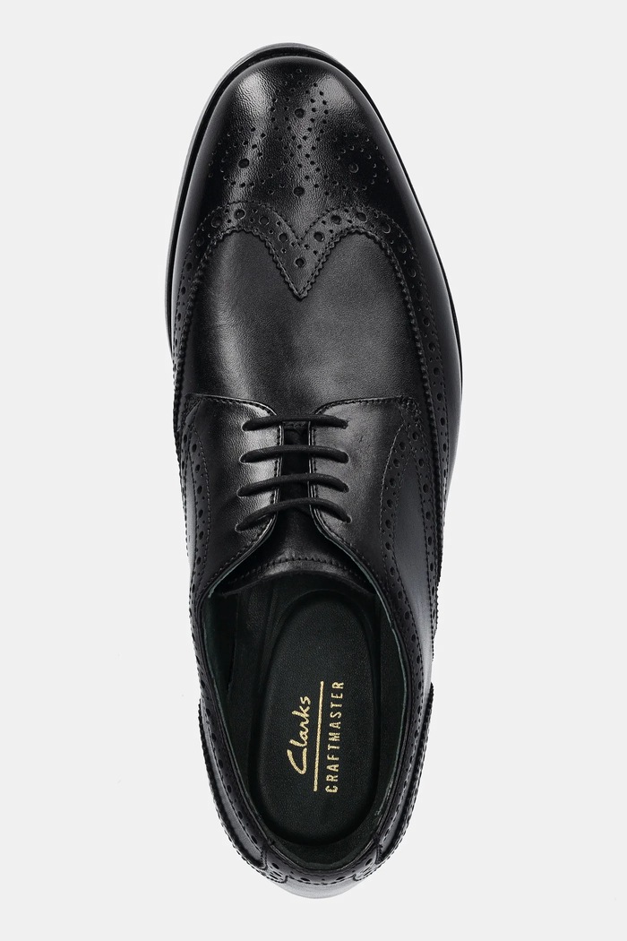 Clarks Originals leather shoes CraftJames Tip black 26178562
