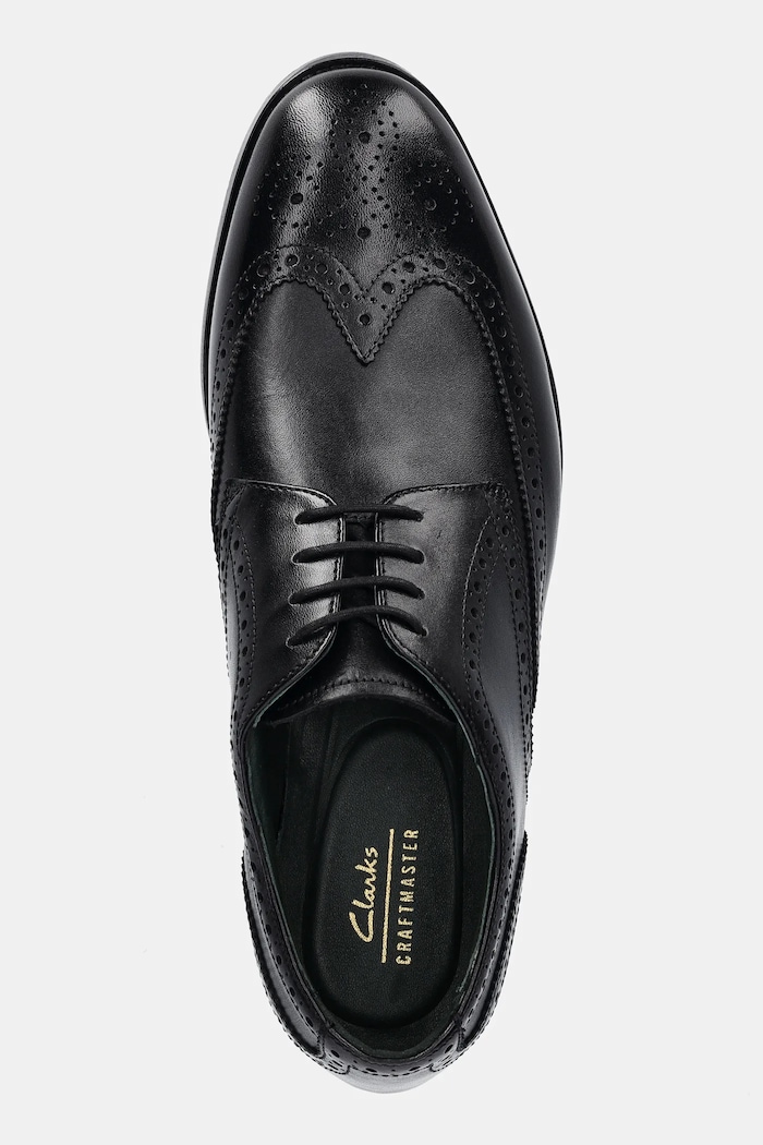 Clarks Originals leather shoes CraftJames Tip black 26178562