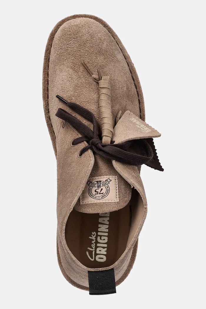 Clarks Originals scarpe in camoscio Desert Boot marrone 26180643