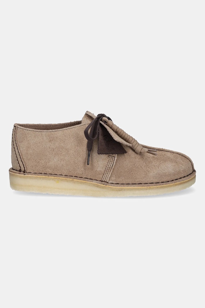 Μοκασίνια σουέτ Clarks Originals Desert Trek 26180650 μπεζ SS25
