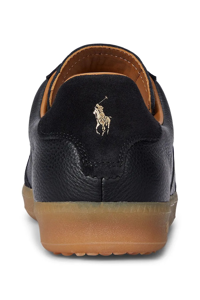 Obutev Usnjene superge Polo Ralph Lauren Field Court 100 809967531002.001 črna