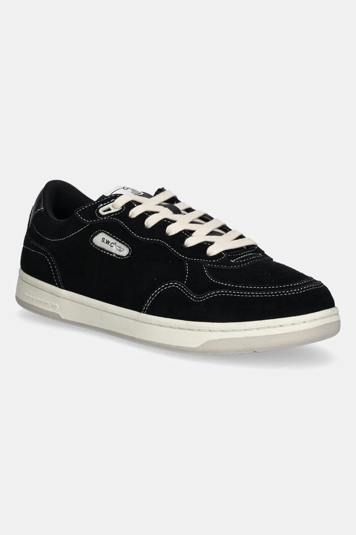Tenisky Stepney Workers Club PRO CUP 01 SUEDE semišová kůže černá YQ01015
