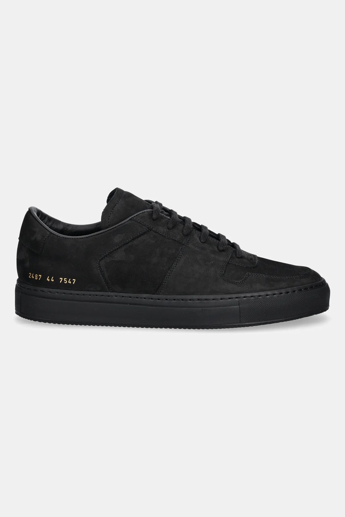 Common Projects nubuk tornacipő Decades in Nubuck 2487.7547 fekete SS25