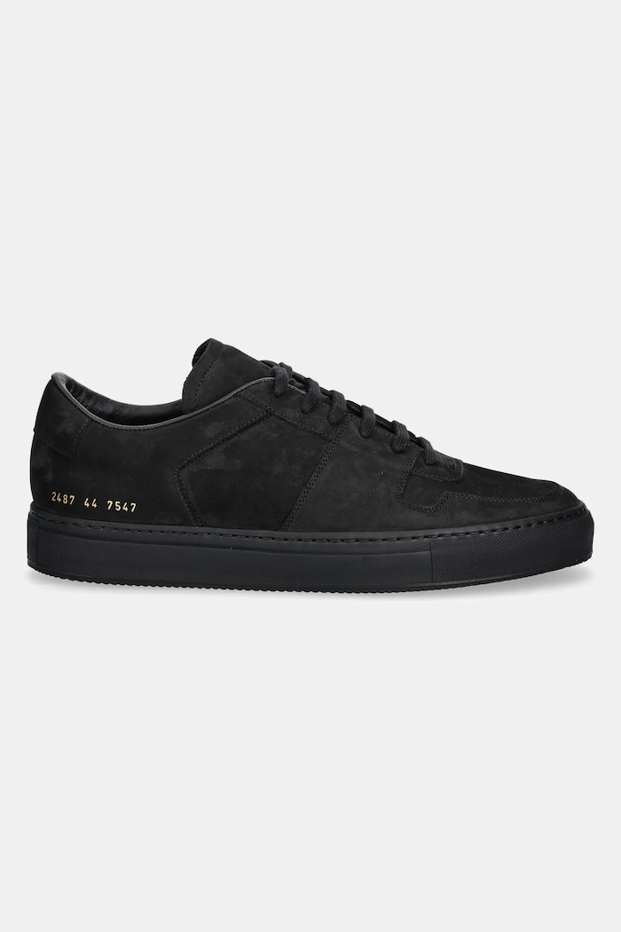 Common Projects nubuk tornacipő Decades in Nubuck 2487.7547 fekete SS25