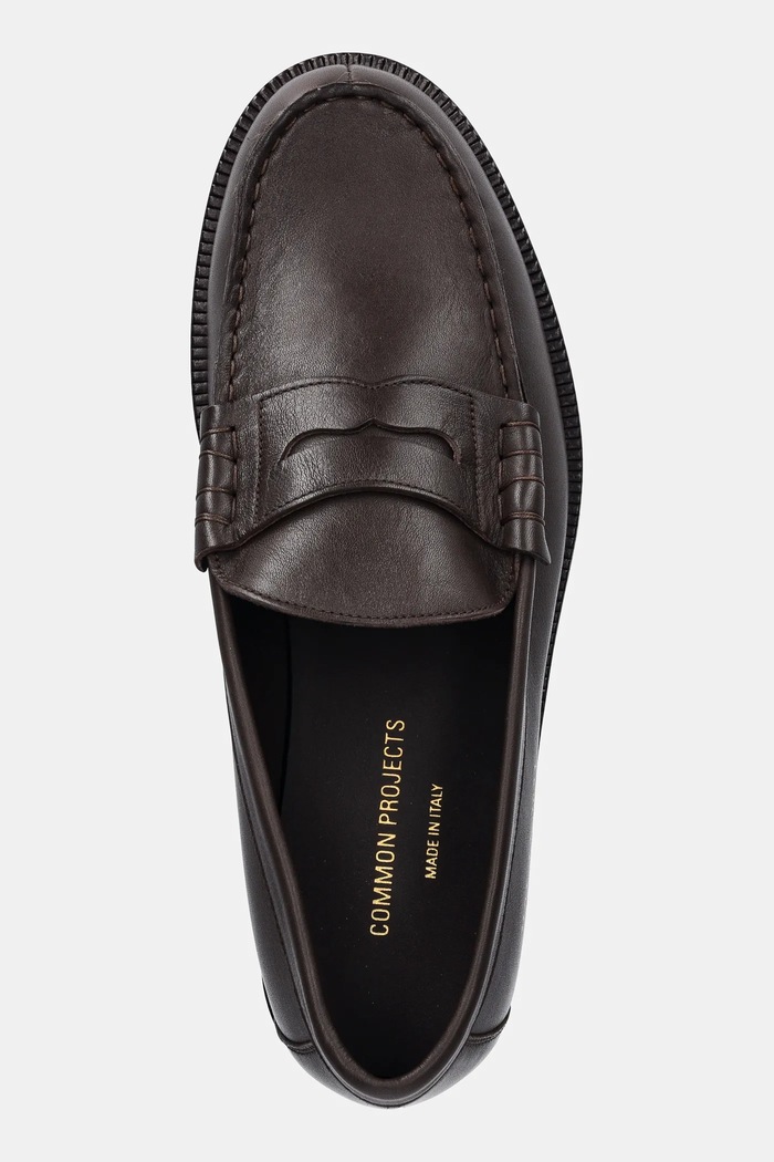 Usnjeni mokasini Common Projects Soft Loafer rjava 2491.3621