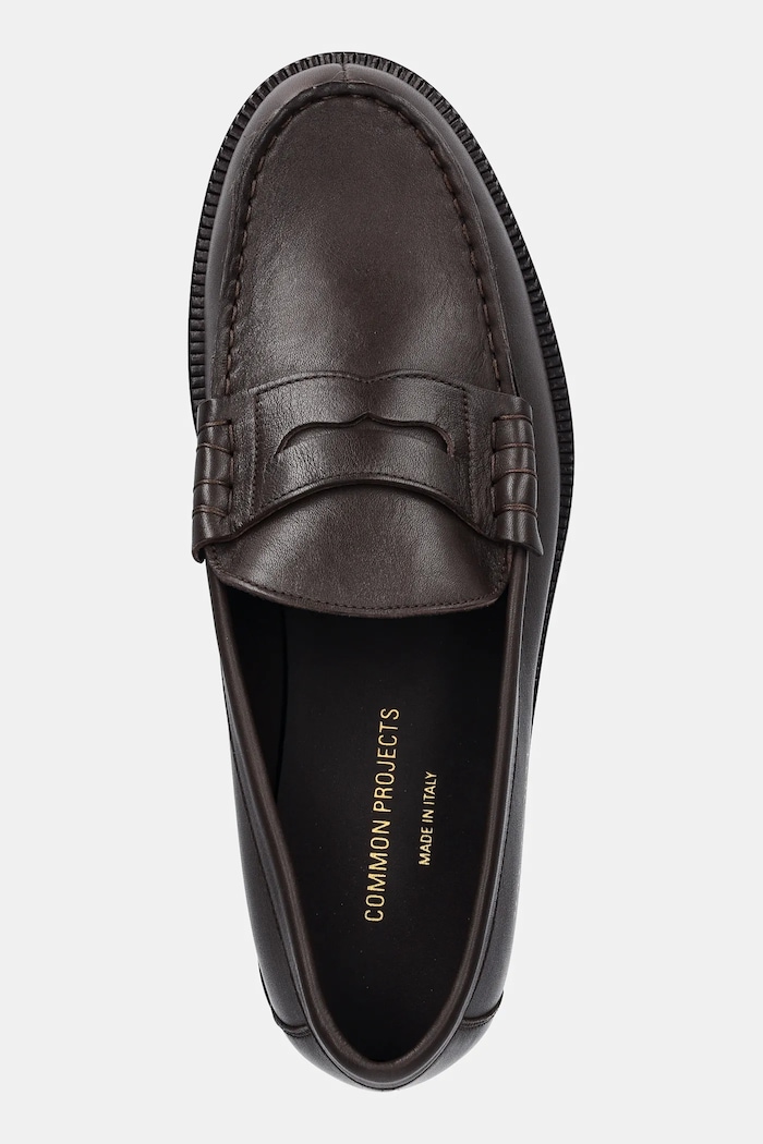 Usnjeni mokasini Common Projects Soft Loafer rjava 2491.3621