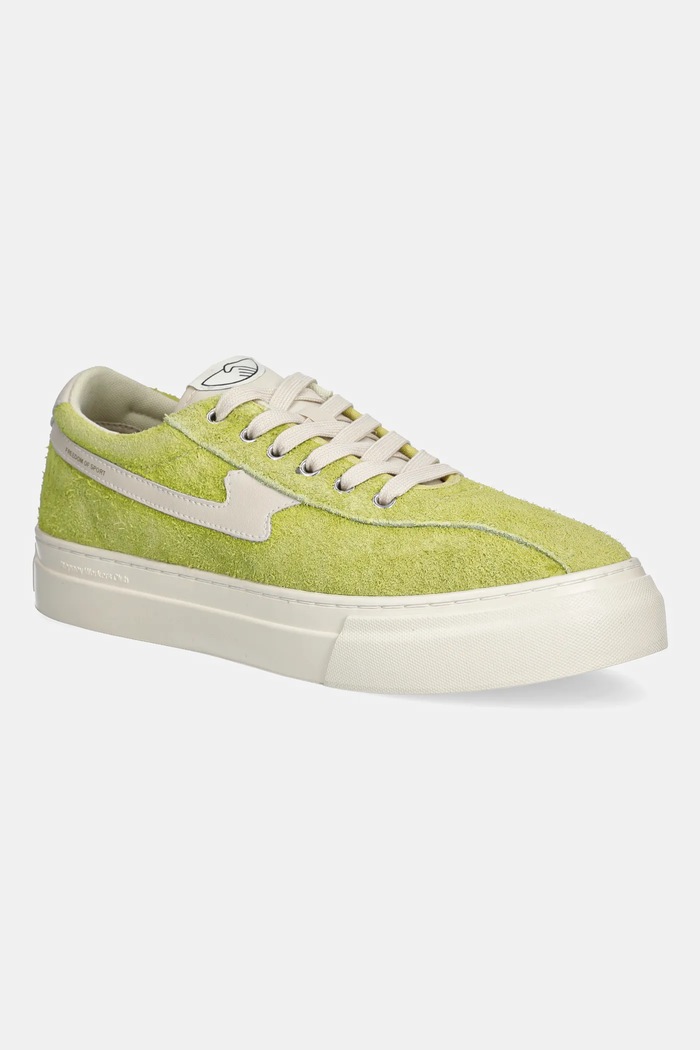 Σουέτ sneakers Stepney Workers Club Dellow S-Strike Cup Geo-Merged μικρό κίτρινο YA25234