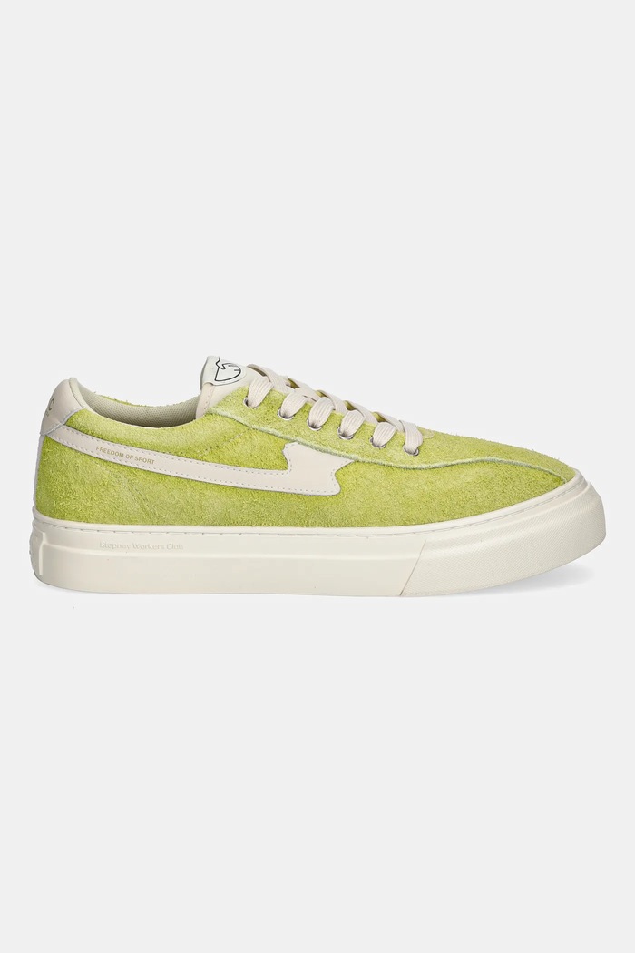 Σουέτ sneakers Stepney Workers Club Dellow S-Strike Cup Geo-Merged YA25234 κίτρινο SS25