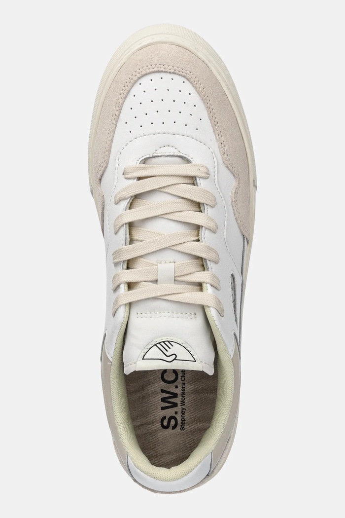 Δερμάτινα sneakers Stepney Workers Club Pearl Leather λευκό YA20520