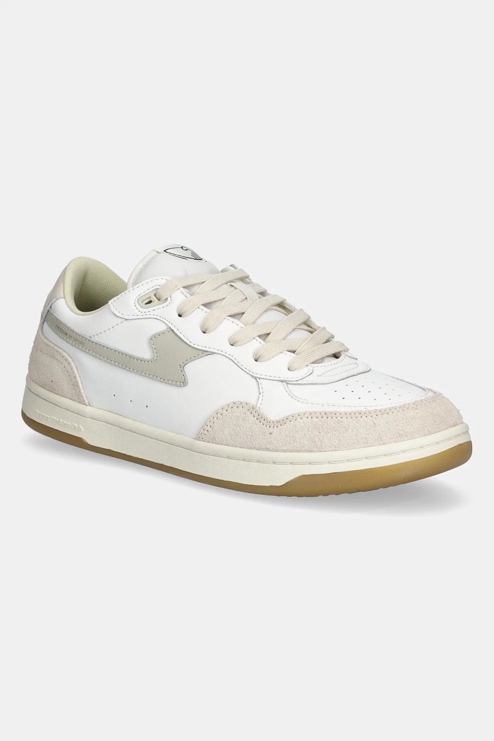 Sneakers Stepney Workers Club Pro Cup 01 S-Strike Leather λείο δέρμα λευκό YQ03510
