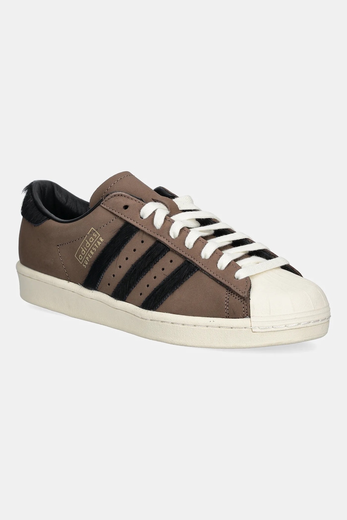 adidas Originals sneakersy nubukowe SupeRStar Vintage nubuk brązowy JI0319