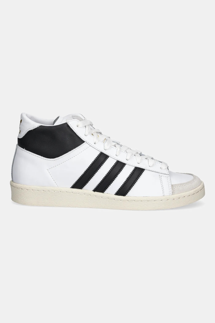 Кожаные кроссовки adidas Originals Jabbar Hi JI3445 белый SS25