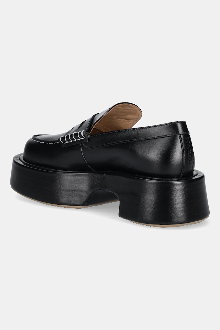 Obuwie JW Anderson mokasyny skórzane Platform Moccasin FW0168.LA0020.999 czarny