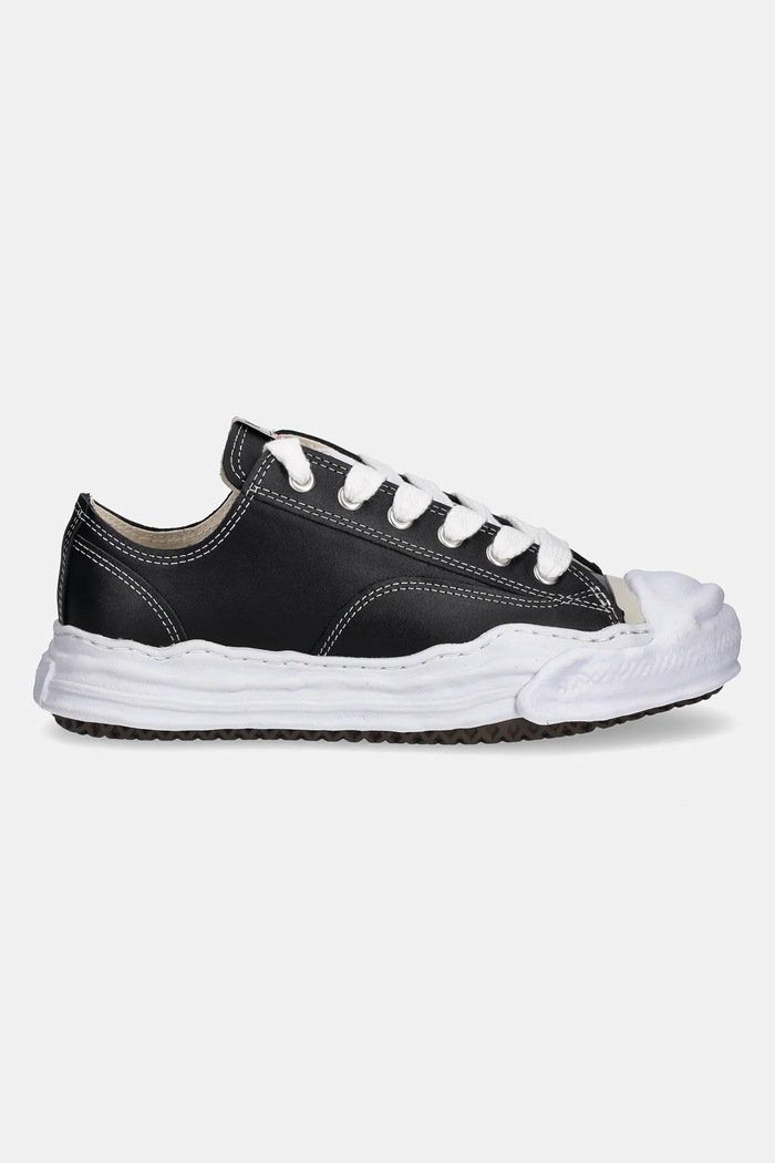 Δερμάτινα ελαφριά παπούτσια Maison MIHARA YASUHIRO Hank Shoes A05FW704 μαύρο SS25