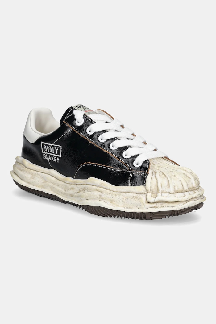 Maison MIHARA YASUHIRO sneakersy skórzane Blakey Shoes niska czarny A14FW736