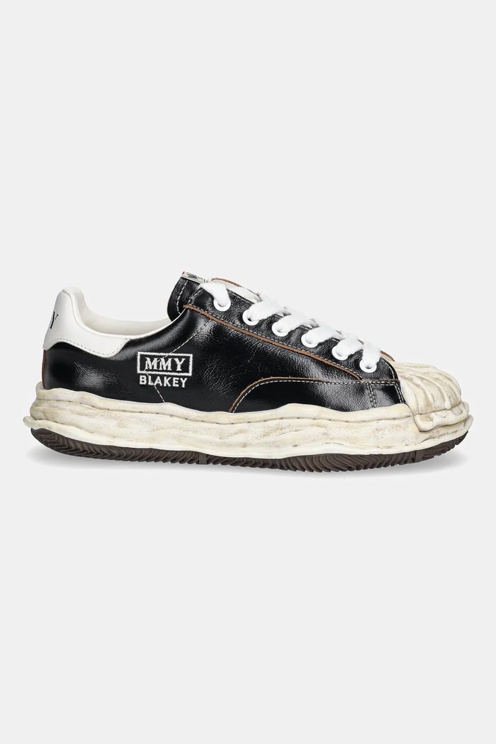 Maison MIHARA YASUHIRO sneakersy skórzane Blakey Shoes A14FW736 czarny SS25