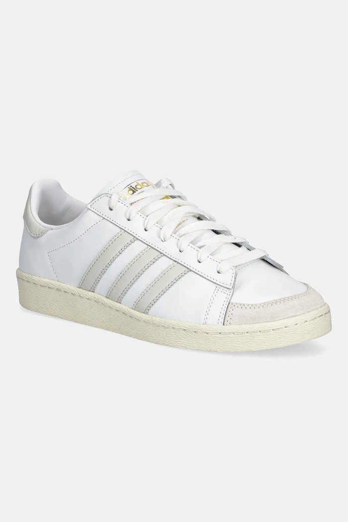 Δερμάτινα sneakers adidas Originals Jabbar LO λείο δέρμα λευκό JI3425