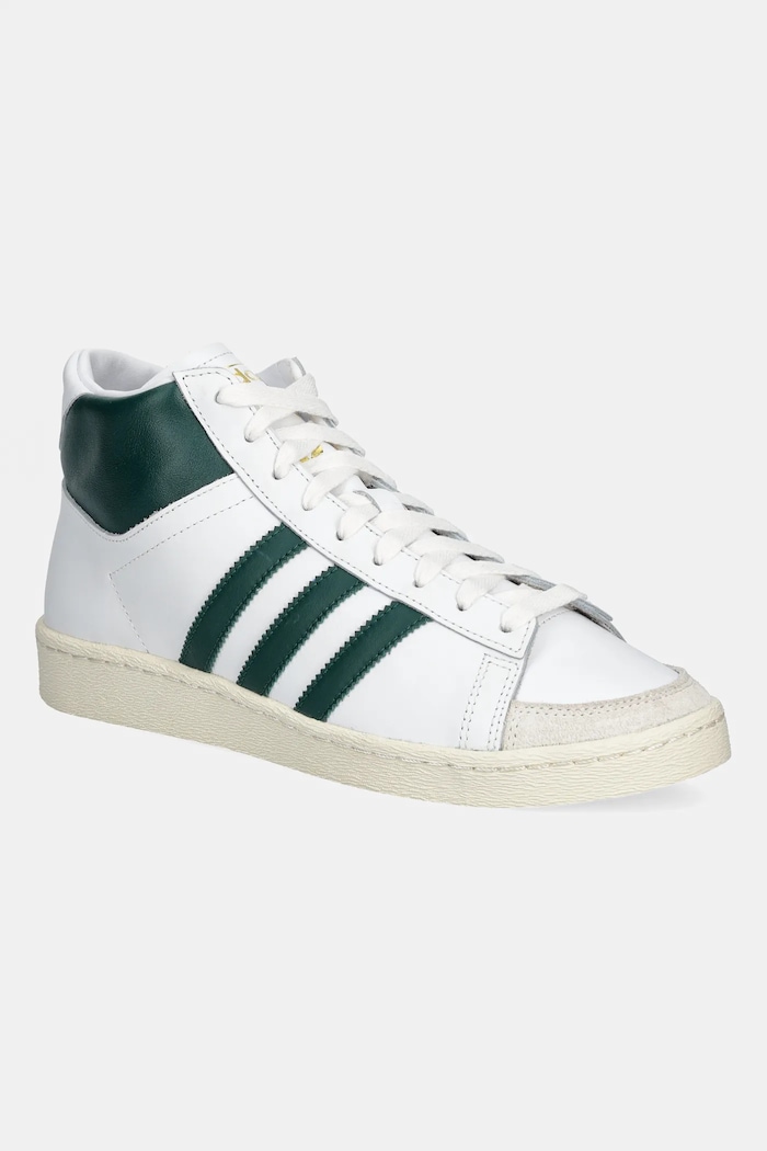 adidas Originals sneakers din piele Jabbar HI jos alb JI3444