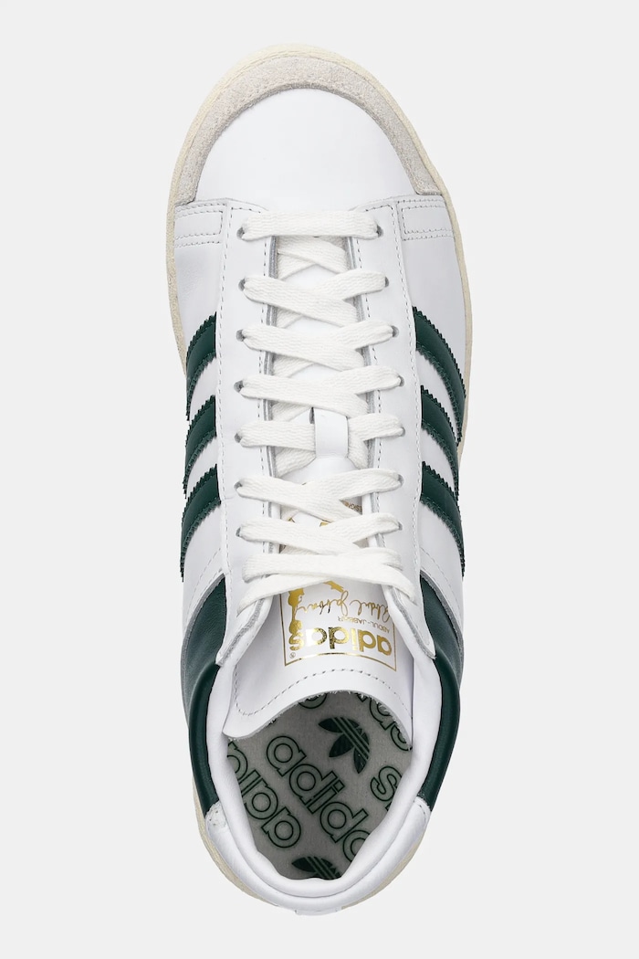 adidas Originals sneakers din piele Jabbar HI alb JI3444