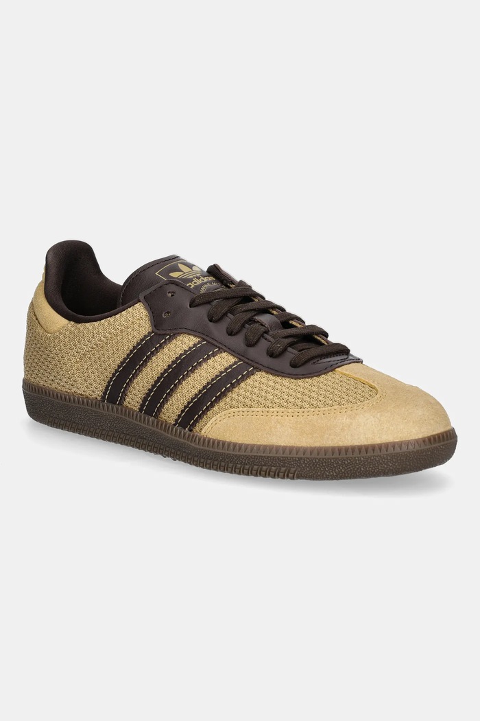 adidas Originals sneakersy Samba OG tekstylny beżowy JR0884