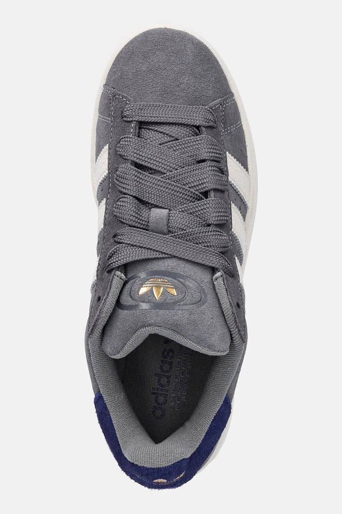 Tenisice od brušene kože adidas Originals Campus 00S siva JS3787