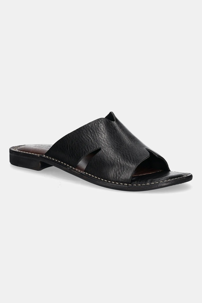 Шкіряні шльопанці Astorflex Haichflex чорний HAICHFLEX.001101