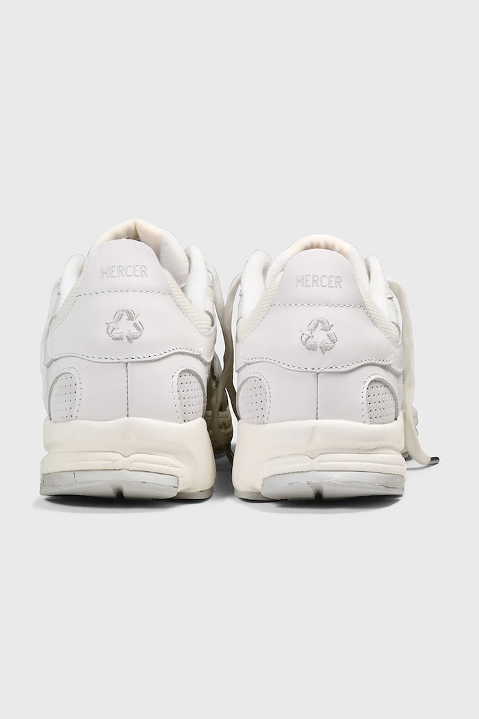 Sneakers boty The Mercer Brand The Re-Run Vintage Premium bílá ME243003.100