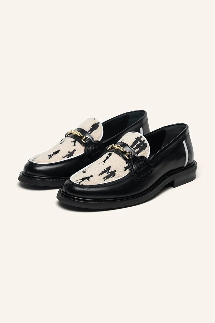 Filling Pieces shoes Loafer Generations textile black 44260021861