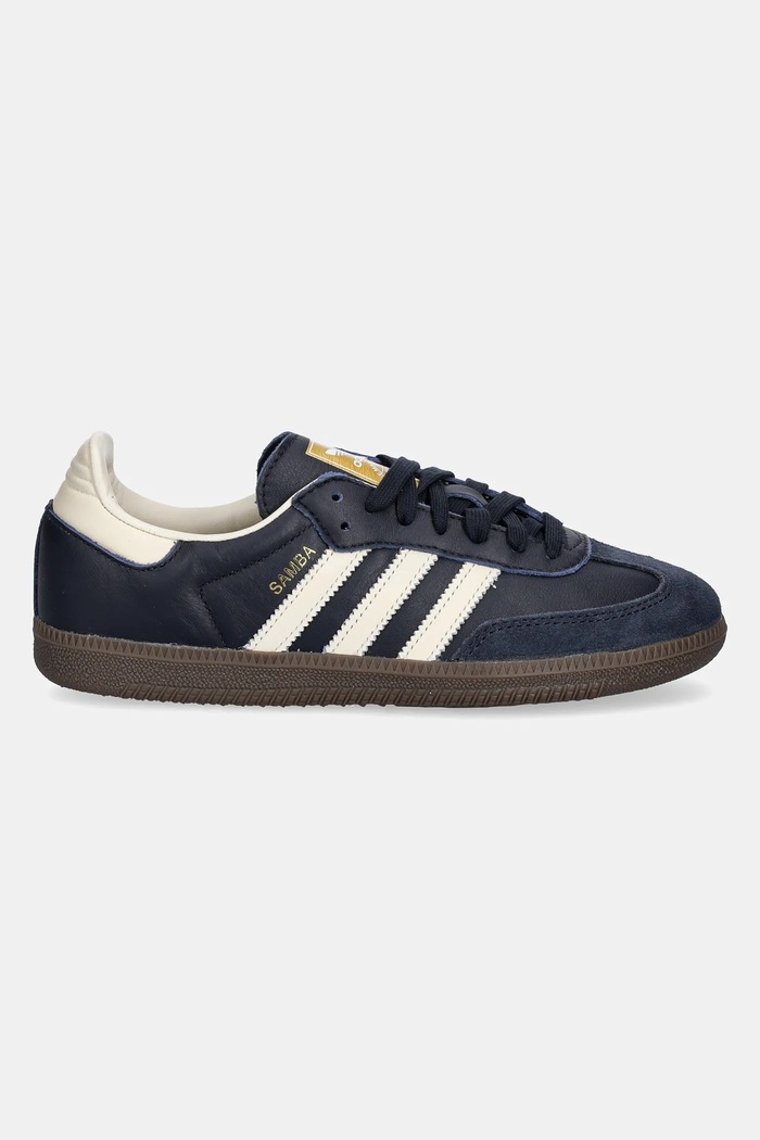adidas Originals Sneakers din piele Samba OG ID2056 bleumarin SS25