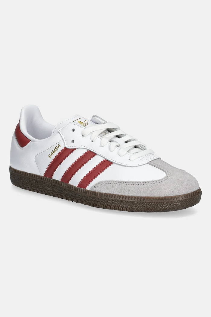 adidas Samba OG Cloud White Preloved Ruby suede white JH8798