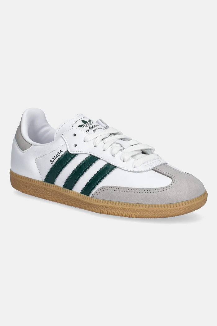 Δερμάτινα sneakers adidas Originals Samba OG δέρμα nubuck λευκό JI2724